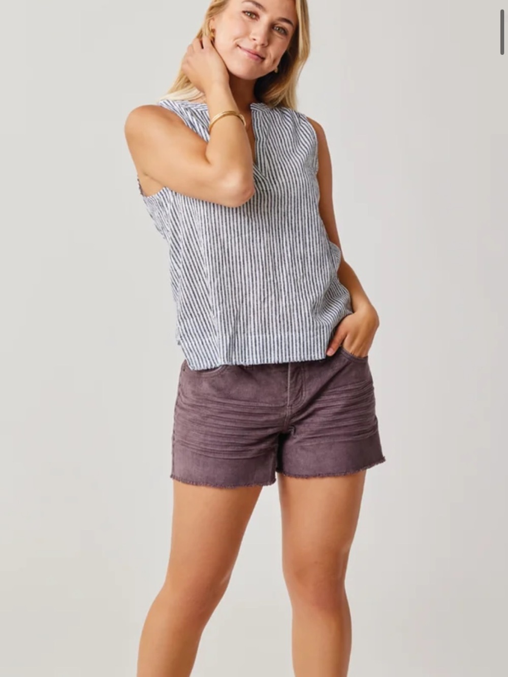 Carve Designs Oahu Corduroy Shorts Organic Cotton Size 8